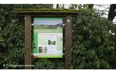 Beschilderung Biggequelle