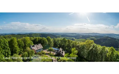 Hilchenbach Blick von der Ginsburg