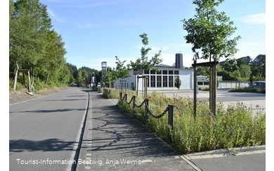 Parkplatz Sauerländer Besucherbergwerk