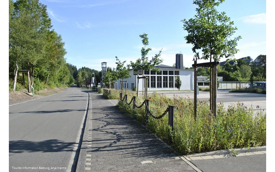 Parkplatz Sauerländer Besucherbergwerk