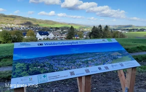 Panoramatafel am Walderlebnispfad