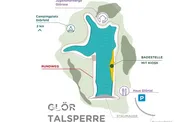 Übersicht Glörtalsperre