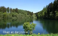 Das Vorstaubecken der Genkeltalsperre