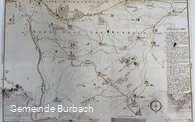 Karte "Alte Mainzer Landstraße" von 1760