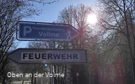 Wegweiser Wanderparkplatz Jubach