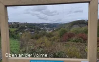 Panoramabilderrahmen am Wegesrand