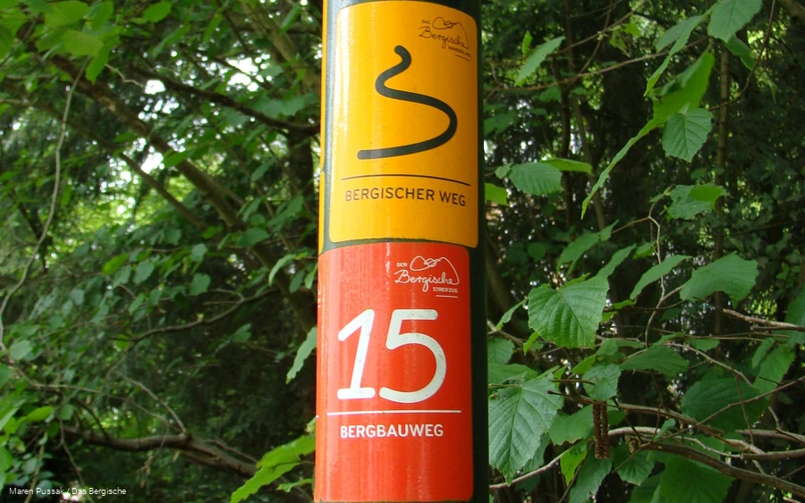 Markierungszeichen Bergbauweg