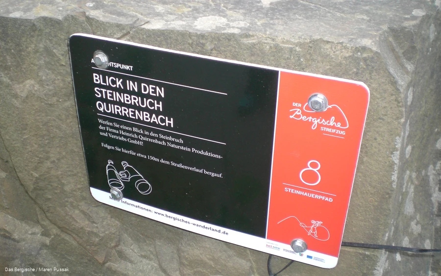 Tafel am Aussichtspunkt