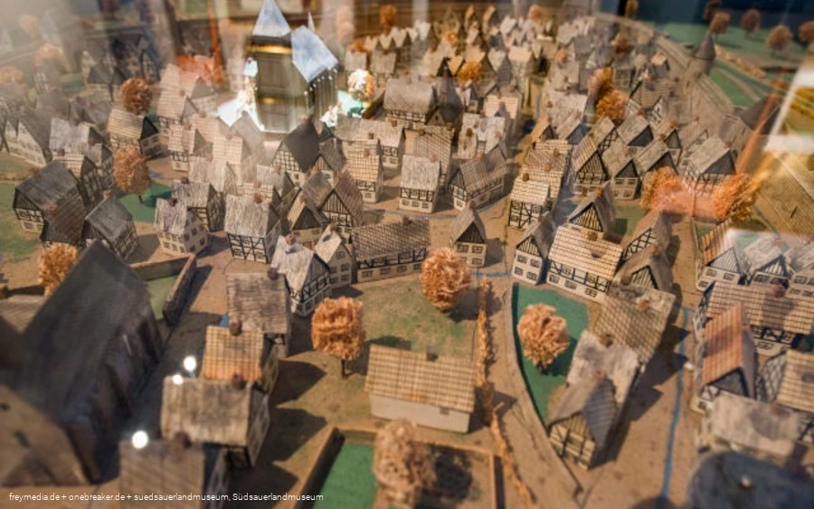 Modell der Stadt Attendorn