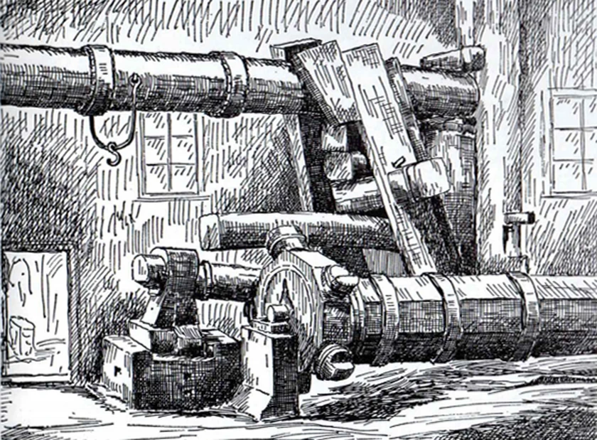 Zeichnung Halbacher Hammer-Fritz Kraus 1971.jpg