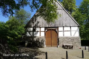 Der Eingang zum Bauernhaus Wippekühl