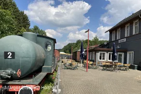 historische Lock "Emma" am alten Bahnhof