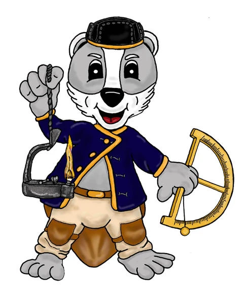 Markscheiderdachs_Zeichnung Gerhard Kania.jpg