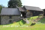 Blick von der Seite auf die Knochenmühle