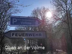 Wegweiser Wanderparkplatz Jubach