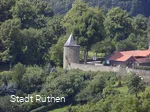 Historisches Handwerkerdorf vom Katzenbuckel aus f